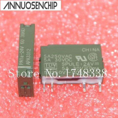 Free shipping 10pcs/lot New Original relay PA1A-5V PA1A-12V PA1A-24V APA3319 APA3311 APA3312 4PIN 5A250VAC