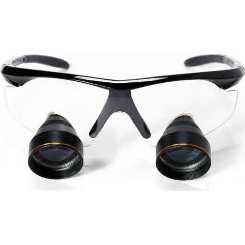 Large FOV 2.5X Binocular Eyeglass Dental Loupe Surgery Medical Magnifying Glass Dentist Magnifier 30-50cm Long Working Distance