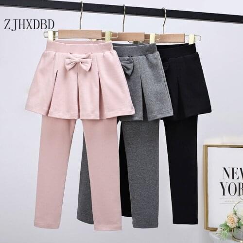 Kids Trousers Autumn Infant Leggings Girls Skirt Pants 2020 New Tight Cotton Baby Clothes Toddler Boy Children Sweatpants 3-10Y