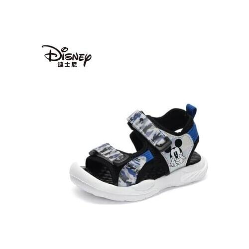 Disney childrens cartoon Mickey Mouse boy baby sandals beach shoes non-slip soft sole all-match first walker shoes