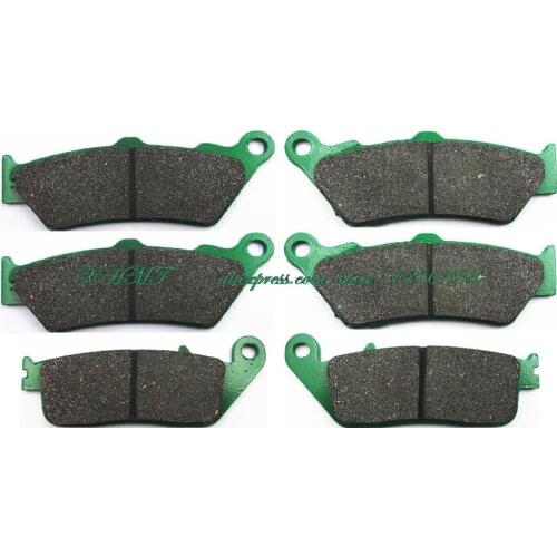 For MOTO GUZZI 1000 BELLAGIO Aquila Nera 2008 Disc Brake Pads Pill Front Rear