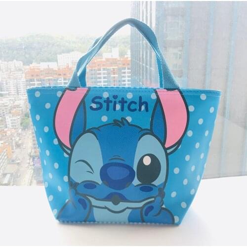 Disney Lilo & Stitch Donald Duck 98441 Anime Figures Cartoon Product Cosplay Accessories Storage Lunch Bag Unisex Gift