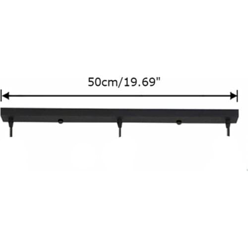 Long Round Lamp Bases Three-head Chandelier Lamp Holder Including Accessories