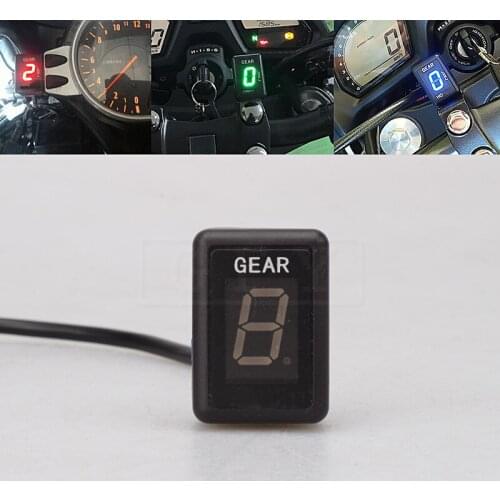 Motorcycle LCD Electronics 1-6 Level Gear Indicator Digital Gear Meter Instrument For Aprilia Shiver 750 ABS 2008 -2017 2018 FI
