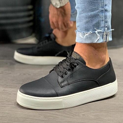 Knack for Men Daily Casual shoes 050 Black (White Bottom) New Season Spring Summer Street Fashion Style Style Cool
