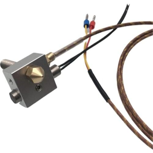 Funssor 1pcs 24V 40W Replicator 2 3D printer hotend kit 0.4mm nozzle heater cartridge TC thermocouple 1.75mm