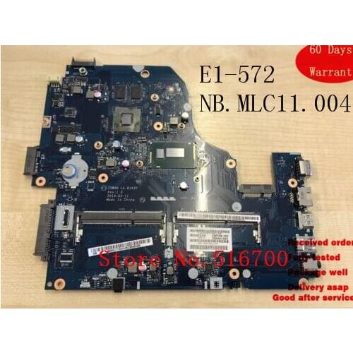 Buy main board NBMLC11004 For Acer Aspire E1-572 V3-572PG i5-4210U Motherboard LA-B162P NB.MLC11.004