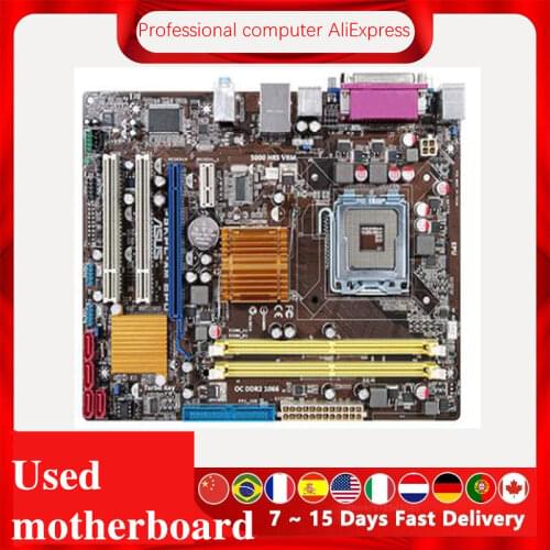 For Asus P5KPL-AM EPU Desktop Motherboard G31 Socket LGA 775 Q8200 Q8300 DDR2 Original Used Mainboard On Sale