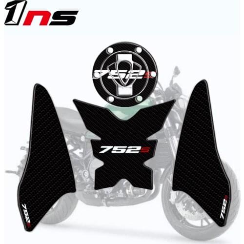 Carbon fibre Motorcycle Fuel Tank Pad Protector Decal Sticker Case For Benelli 752s 752 S