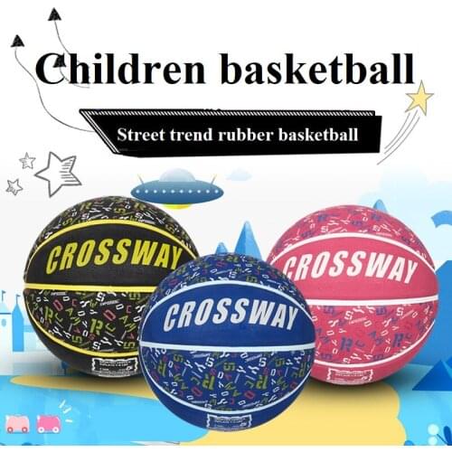 New Arrive childrenOutdoor Indoor Size 4 PU Leather children Basketball Ball Training Basket Ball Basketball Net outdoor sports