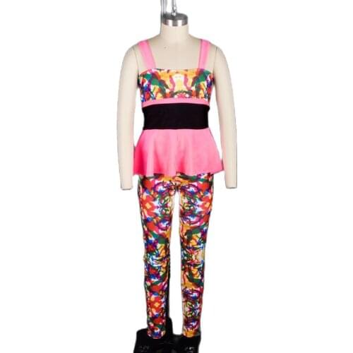 New Arrival of Girls Stage Show Costume Jazz and Tap Dance Costume Set 11 Sizes 18319