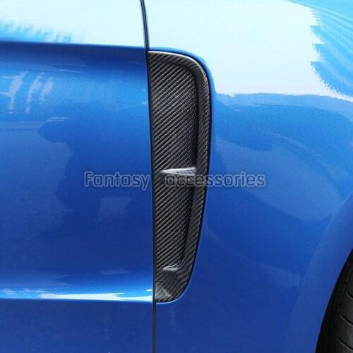 Plastic Side Wing Fender Air Vent Outlet Cover 2pcs for Porsche Panamera 2017 2018 car accessories