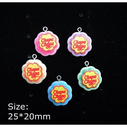 Kawaii Lollipop Charms Pendants for DIY bracelets necklace earring key chain Jewelry Making