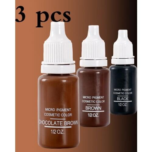 15ml Semi-Permanent Uv Tattoo Ink Pigment Set For Tattoo Eyebrow Lip Eyeliner Eternal Ink Professional Makeup Tool Paint