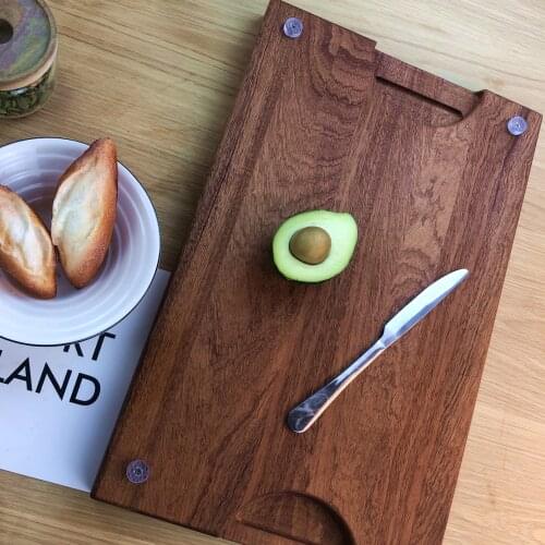 Black Walnut Wood Chopping Board Solid Kitchen Cutting Board