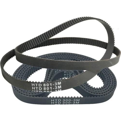 300-338 Teeth Rubber Timing Belt Perimeter 900-1014mm HTD900-3M HTD951-3M HTD1014-3M HTD1002-3M Transmission Belts