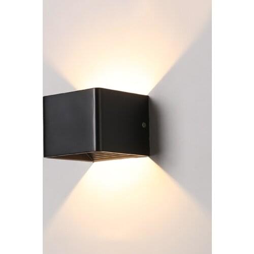 5W-10W LED Wall Lamp Non Waterproof Indoor Aluminum Wall Light Surface Mounted Cube LED Garden Porch Light