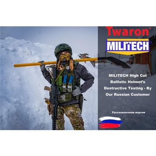 Testing Video--Militech FAST Helmets Russian customer destructive testing Video