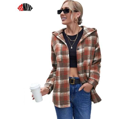 Женские рубашки с капюшоном Yesmayay China At AliExpress