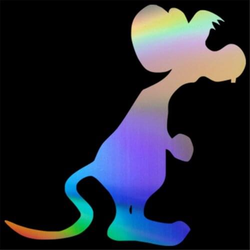 Funny Cartoon Mouse Wall Home Glass Window Door Car Sticker Laptop Auto Truck
