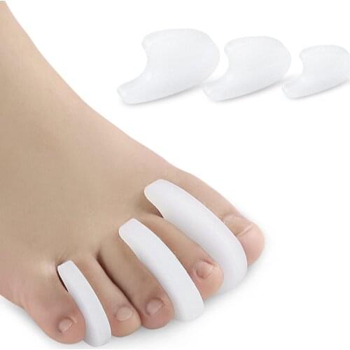 1Pair Feet Care Toe Orthotic Thumb Hallux Valgus Orthopedic Metatarsal Crooked Overlapping Toe Corrector