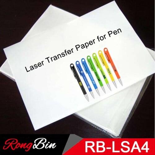 100 Sheets/Lot Heat Press Machine A4 Pen Laser Heat Transfer Paper For Pens Heat Press