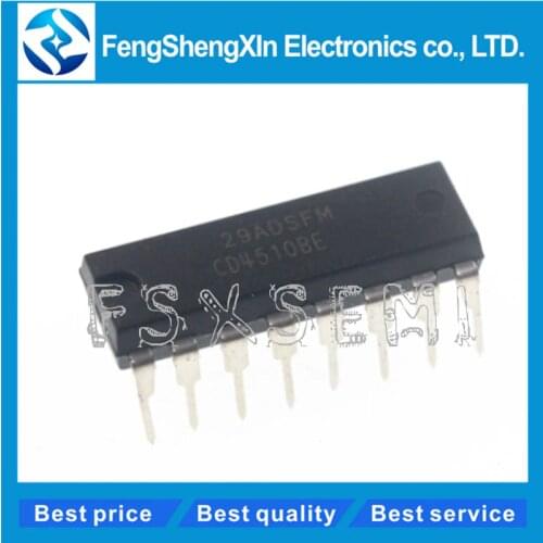100pcs/lot CD4510BE CD4510 DIP-16 chips