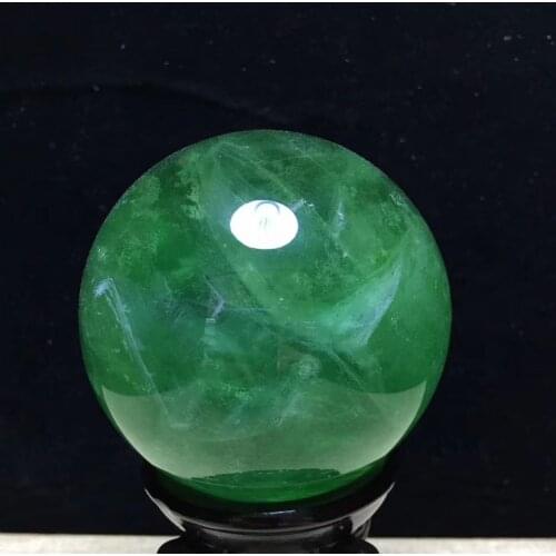 Natural Fluorite Quartz Crystal Sphere Ball Healing