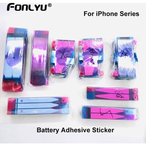 50pcs/lot Original Quality Battery Sticker for iPhone X XS 11 11pro MAX XR 8 7 6s 6 Adhesive Double Tape Pull Trip Glue