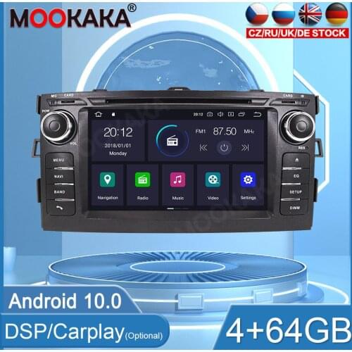 4G+64GB Android 10.0 Screen Car Radio For FIAT Punto Linea GPS Navigation Auto Audio Stereo Recorder Head Unit DSP Carplay