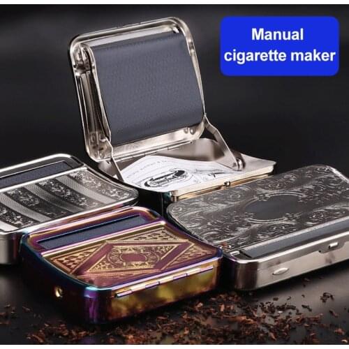 70/78/110mm Semi Automatic Rolling Box Cigarette Accessory Adjustable Fall Resistant Compressive Metal Alloy Case Quick Release