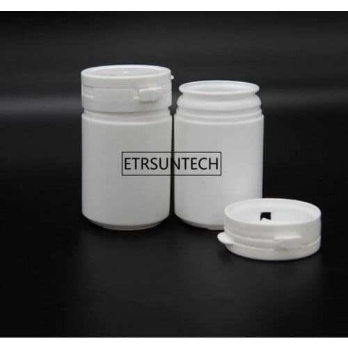 60g White HDPE Xylitol Bottle,Pill Bottle, Capsule Bottle,Plastic Bottle with Tearing Cap F2008