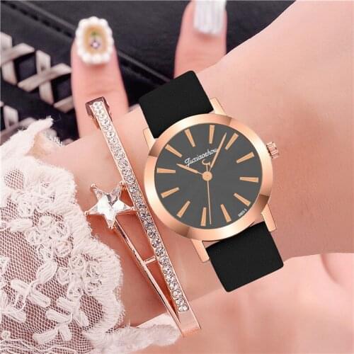 Fashion Women Simple Dial Watches Casual Ladies Leather Strap Quartz Wrist Watches Clock Gift Reloj Mujer Zegarek Damski