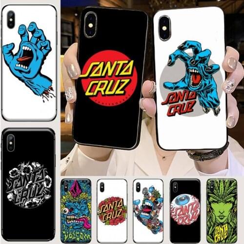 Santa Cruz Skateboards Phone Case for iPhone 11 12 mini pro XS MAX 8 7 6 6S Plus X 5S SE 2020 XR