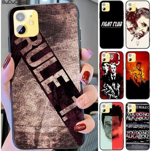 Riccu Movie fight club Pattern Phone Case For iphone 11 12 Mini Pro Max X XS MAX 6 6s 7 8 Plus 5 5S 5SE XR SE2020