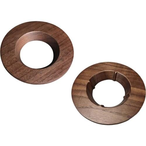 Wooden Pour Over Coffee Filter Stand Cone Dripper Holder 110mm Outer Diameter, 65mm Inner Diameter
