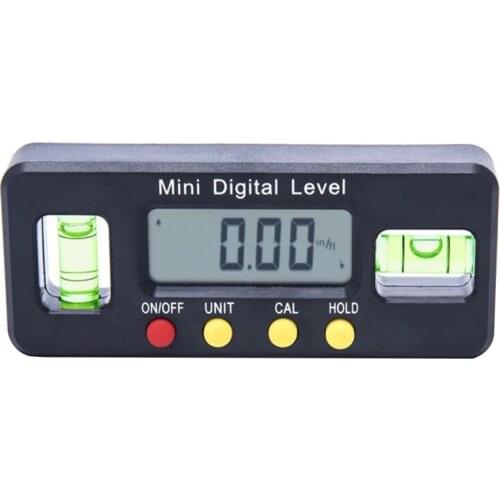 Magnetic Angle Finder Electronic Level Box Digital Level Horizontal Inclinometer Angle Ruler Measuring Tool 100mm 150mm 200mm