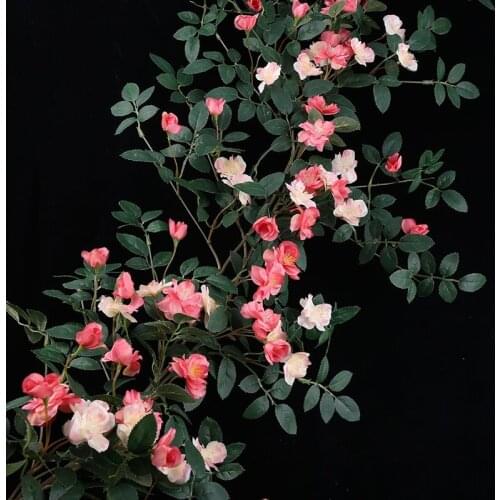 Artificia Flowers Home Decor Plant Outdoor Wedding Dry Bloom Household Simulation Winding Long Artificiales Garden Decoration