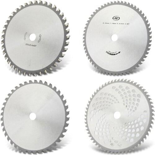 1P Lawn mower blade sawtooth brush cutter blade Grass Cutter Parts,Hedge/Grass Trimmer Weeding blade,40T 60T 80T alloy saw blade