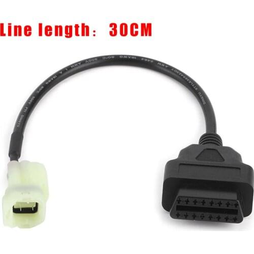 Motorcycle ATV Motorbike 4 Pin OBD2 Diagnostic Code Reader Cable Motorcycle Scanner Diagnostic Cable Tool Fit For Honda