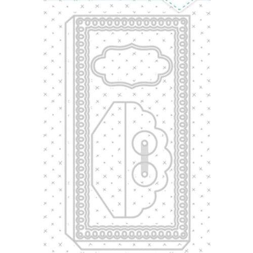 Retro Style Greeting Card Cover Cutting Dies Scrapbook Diary Decoration Stencil Embossing Template DIY Greeting Card Handmade
