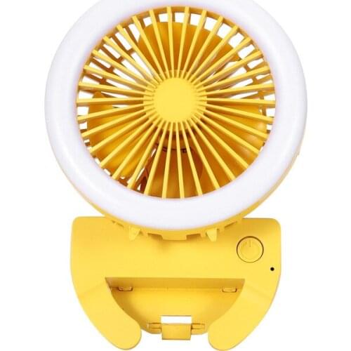 Handheld Fan Clip on Phone Portable Fan 3 Speeds USB Rechargeable Fan for Girls Woman Outdoor Travel