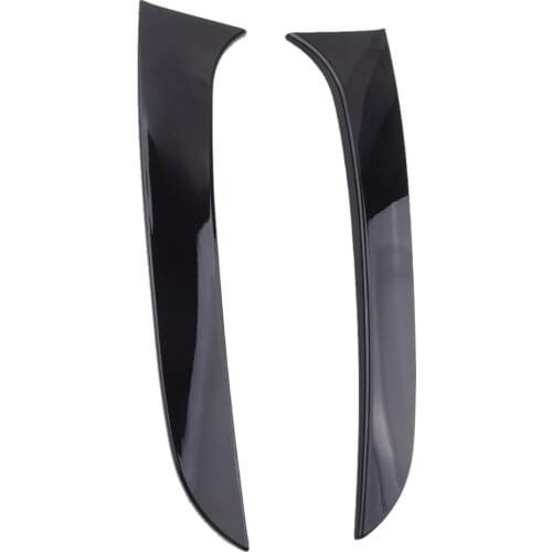 1 Pair Car Rear Window Side Canard Spoiler Splitter Black Fit for BMW 1 Series F20 F21 2019 2018 2017 2016 2015 2014 2013 2012