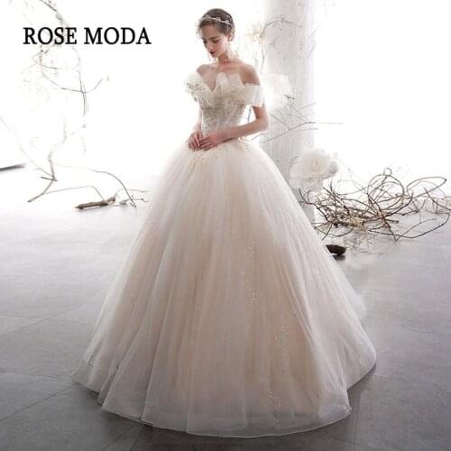 Rose Moda Glittering Quinceanera Dresses Princess Ball Gown Debutante Dresses Lace Up Back