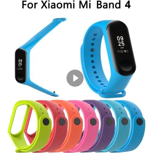 Bracelet For Millet Replacement Wristband Watch Strap Sports Waterproof Color For XiaoMi Bracelet 4 Wristband Fitness Watch Band