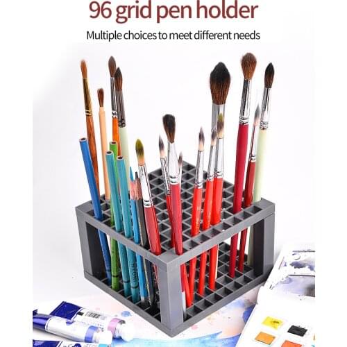 Brush storage rack painting watercolor marker gel pen organizer drying holder desk accessories office stationery school supplies