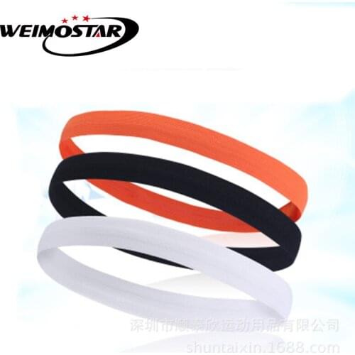 Unisex Ultra-thin breathable wicking hairband Fitness headband yoga Non-slip Bike Headbands Sports Headwear