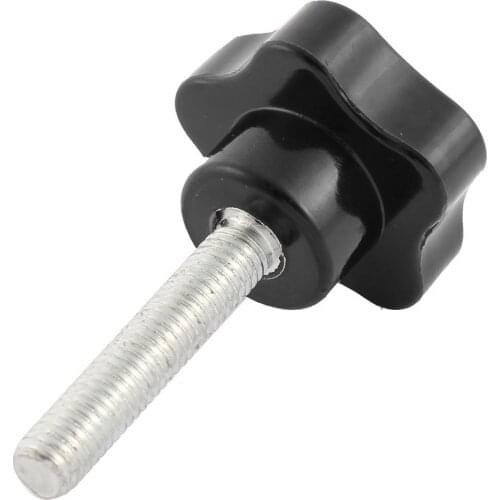 M8 x 40mm Screws Star head Wing screw Clamp knob handle black
