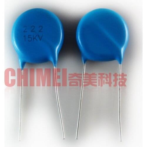 High-voltage ceramic capacitors 15KV 222K argon arc welding machine arc 15KV222 2200PF