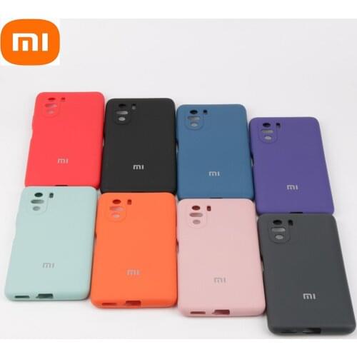 Liquid Silicone Case For Xiao mi Poco F3 Xiaomi Redmi K40 Pro Soft Gel Rubber Protector Matte Cover For Mi 11i